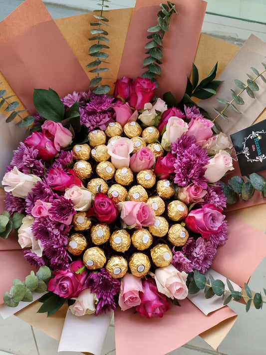 Luxury Flower & Chocolate Set